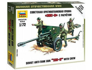  Zvezda 1/72 ZiS-3 76mm Anti-Tank 