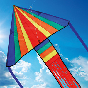 Brookite Kites Rainbow Delta Fun Kite Brookite Kites Rainbow Delta Fun Kite