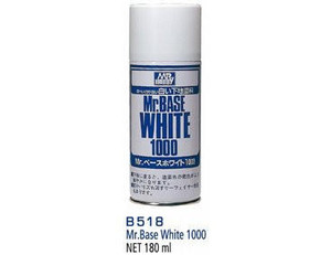  Mr Hobby Mr Base White 1000 Primer Spray 180ml 