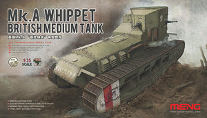 Meng Models 1/35 British Mk.A Whippet Model Kit Meng Models 1/35 British Mk.A Whippet Model Kit