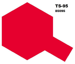 Tamiya TS-95 Pure Metallic Red Acrylic 100ml Spray Paint Tamiya TS-95 Pure Metallic Red Acrylic 100ml Spray Paint