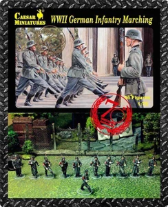  Caesar Miniatures 1/72 German Infantry Marching WWII 