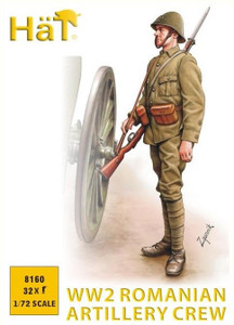 Hat Industrie 1/72 Romanian Artillery Crew WWII Model Figures Hat Industrie 1/72 Romanian Artillery Crew WWII Model Figures