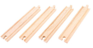 BigJigs Long Straight Track Pack x 4 BigJigs Long Straight Track Pack x 4