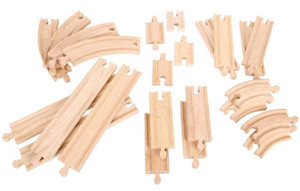 BigJigs Straights & Curves Track Pack BigJigs Straights & Curves Track Pack