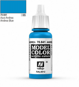  Vallejo Model Color 841 17ml Andrea Blue Matt Acrylic 
