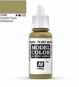 Vallejo Model Color 882 17ml Middle Stone Matt Acrylic Paint Vallejo Model Color 882 17ml Middle Stone Matt Acrylic Paint