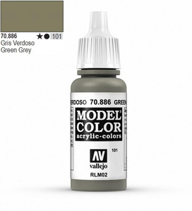 Vallejo Model Color 886 17ml Green-Grey Matt Acrylic Paint Vallejo Model Color 886 17ml Green-Grey Matt Acrylic Paint