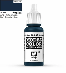  Vallejo Model Color 899 17ml Dark Prussian Blue Matt Acrylic 
