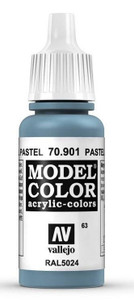 Vallejo Model Color 901 17ml Pastel Blue Matt Acrylic Paint   Vallejo Model Color 901 17ml Pastel Blue Matt Acrylic Paint