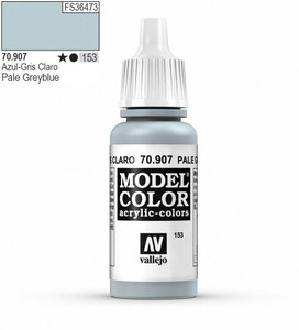  Vallejo Model Color 907 17ml Pale Blue-Grey Matt Acrylic 
