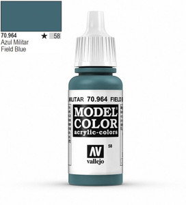 Vallejo Model Color 964 17ml Field Blue Matt Acrylic Paint   Vallejo Model Color 964 17ml Field Blue Matt Acrylic Paint