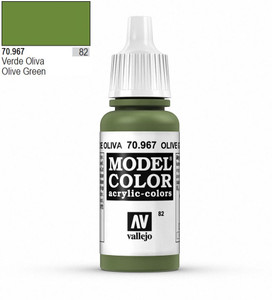  Vallejo Model Color 967 17ml Olive Green Matt Acrylic Paint 