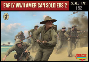 Strelets 1/72 WWII Early US Soldiers Set 2 Model Figures Strelets 1/72 WWII Early US Soldiers Set 2 Model Figures