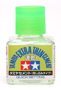 Tamiya Extra Thin Cement Quick Setting 40ml Tamiya Extra Thin Cement Quick Setting 40ml