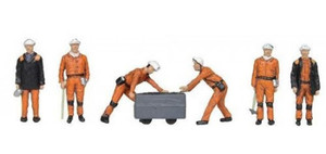 Bachmann 1960/70s Coal Miners Set of 6 Figures Bachmann 1960/70s Coal Miners Set of 6 Figures