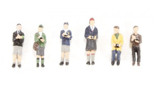 Bachmann Trainspotters Set of 6 Figures   Bachmann Trainspotters Set of 6 Figures