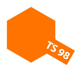 Tamiya TS-98 Pure Orange Acrylic 100ml Spray Paint Tamiya TS-98 Pure Orange Acrylic 100ml Spray Paint