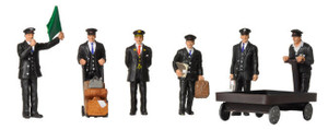 Bachmann 1940/50s Station Staff Set of 6 Figures Bachmann 1940/50s Station Staff Set of 6 Figures