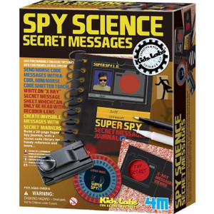 Great Gizmos KidzLabs Spy Science Secret Message Kit 