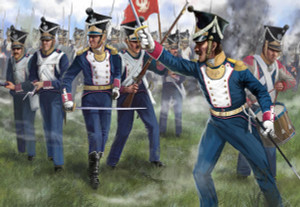 Strelets 1/72 Polish Infantry in Attack Model Figures   Strelets 1/72 Polish Infantry in Attack Model Figures
