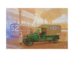 Roden 1/72 Vauxhall D-Type Ambulance Model Kit Roden 1/72 Vauxhall D-Type Ambulance Model Kit