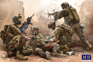  Master Box 1/35 Modern US Military Under Fire Model Kit 