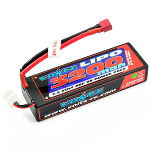 Voltz-RC 7.4V 3200mAh Li-Po 2S 40C Hardcase Battery Voltz-RC 7.4V 3200mAh Li-Po 2S 40C Hardcase Battery