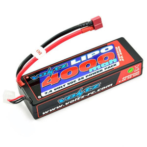  Voltz-RC 7.4V 4000mAh Li-Po 2S 50C Hardcase Battery 