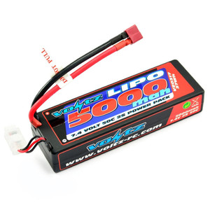 Voltz-RC 7.4 Volt 5000mAh Li-Po 2S 50C Hardcase Battery Voltz-RC 7.4 Volt 5000mAh Li-Po 2S 50C Hardcase Battery