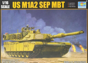  Trumpeter 1/16 M1A2 Abrams SEP MBT 