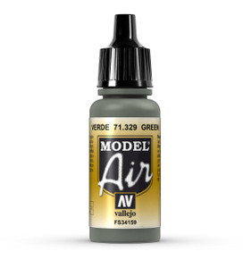 Vallejo Model Air 329 17ml Green Matt Acrylic Vallejo Model Air 329 17ml Green Matt Acrylic