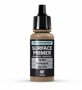 Vallejo Model Air 70604 17ml Dark Yellow (RAL 7028) Primer Vallejo Model Air 70604 17ml Dark Yellow (RAL 7028) Primer