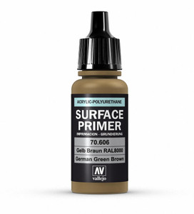 Vallejo Model Air 70606 17ml Green Brown (RAL 8000) Primer Vallejo Model Air 70606 17ml Green Brown (RAL 8000) Primer