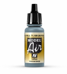 Vallejo Model Air 109 17ml UK P.R.U Blue Matt Acrylic Vallejo Model Air 109 17ml UK P.R.U Blue Matt Acrylic