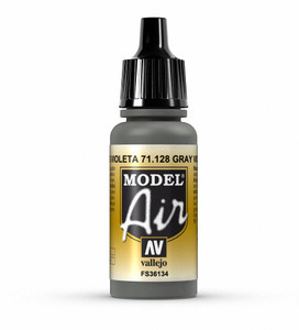 Vallejo Model Air 128 17ml Grey violet Matt Acrylic Vallejo Model Air 128 17ml Grey violet Matt Acrylic