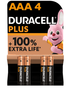 Duracell Plus AAA LR03 Alkaline Batteries (4 Pack) Duracell Plus AAA LR03 Alkaline Batteries (4 Pack)