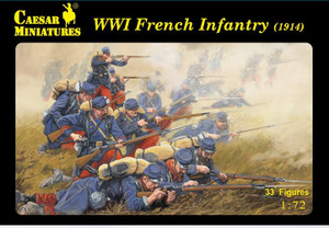 Caesar Miniatures 1/72 WWI French Army Model Figures   Caesar Miniatures 1/72 WWI French Army Model Figures