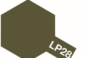  Tamiya LP-28 Flat Olive Drab 10ml Lacquer Paint 