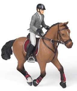 Papo Toys Competition Horse with Rider Papo Toys Competition Horse with Rider