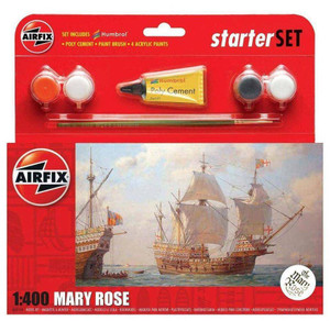  Airfix 1/400 Mary Rose Starter Set 