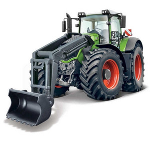 Burago Fendt 1000 Vario With Front Loader Diecast Model Burago Fendt 1000 Vario With Front Loader Diecast Model