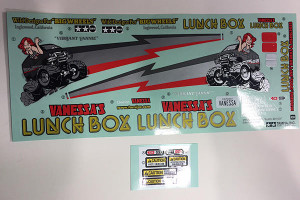  Tamiya Lunch Box Black Edition Sticker Set 
