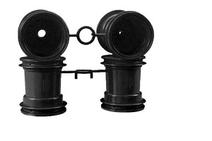 Tamiya Lunch Box Black Edition Wheel Set Tamiya Lunch Box Black Edition Wheel Set