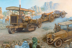 Roden 1/35 Holt 75 Artillery Tractor with BL 8 Inch Howitzer Model Kit   Roden 1/35 Holt 75 Artillery Tractor with BL 8 Inch Howitzer Model Kit