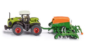 Siku 1/87 Claas With Seeder   Siku 1/87 Claas With Seeder