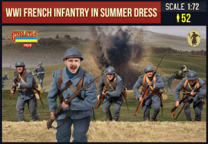Strelets 1/72 WWI French Infantry In Summer Dress Model Figures Strelets 1/72 WWI French Infantry In Summer Dress Model Figures