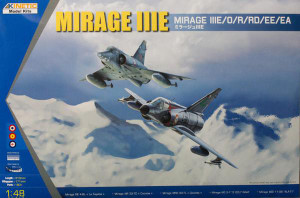  Kinetic 1/48 Dassault Mirage IIIE/EA/O/R/RD Model Kit 