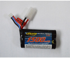  Carson 7.4V 1500 mAh LI-ION Battery Pack 