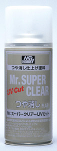Mr Hobby Mr Super Clear Flat Varnish Spray 170ml Mr Hobby Mr Super Clear Flat Varnish Spray 170ml